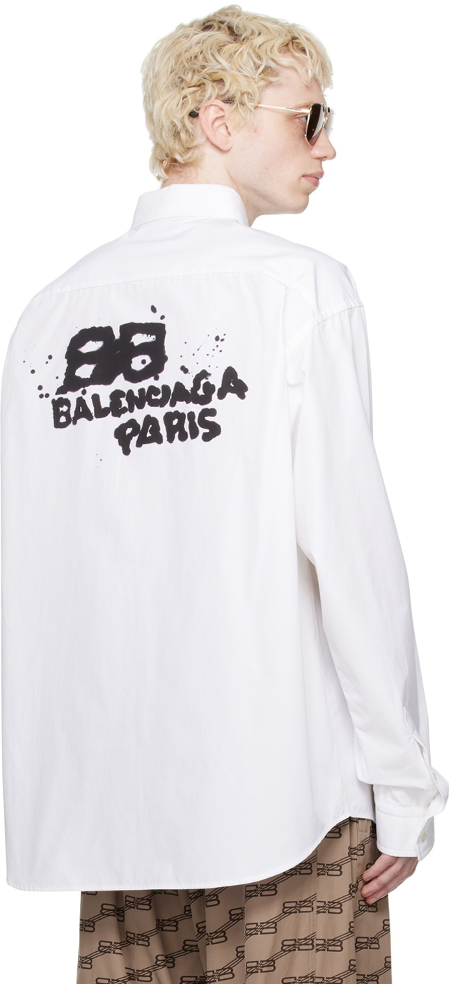 balenciaga shirt white