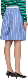 HommeGirls Blue Long Boxer Shorts