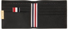 Thom Browne Black Leather Billfold Wallet