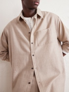 The Elder Statesman - Wool and Cashmere-Blend Shirt - Neutrals
