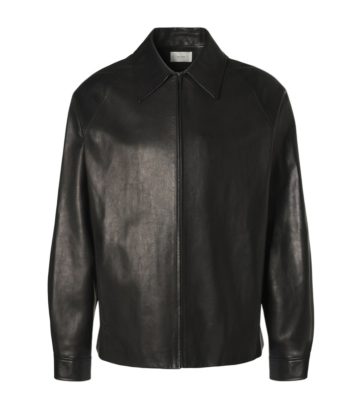Photo: The Row Mount leather jacket