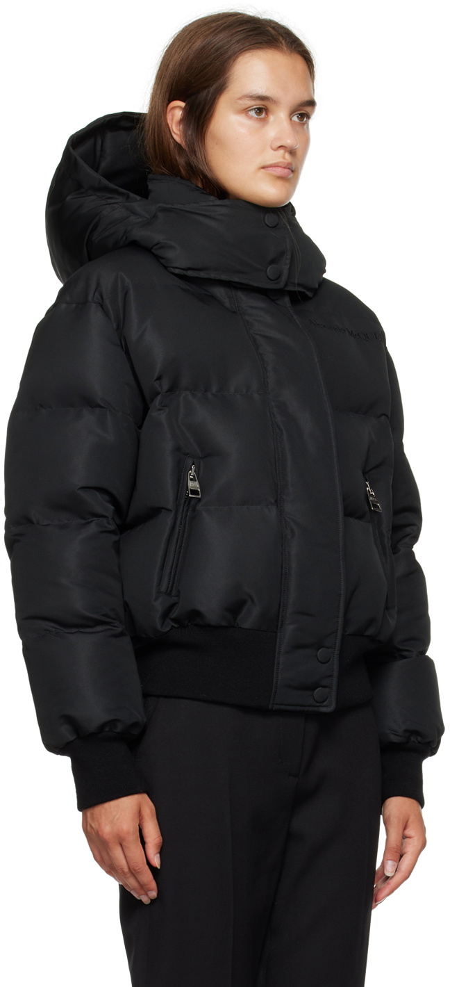 Alexander McQueen Black Quilted Puffer Jacket