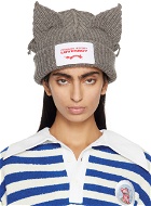 Charles Jeffrey LOVERBOY SSENSE Exclusive Gray Chunky Ears Beanie