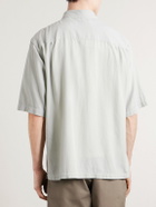 ATON - Cotton and Silk-Blend Shirt - Green