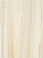 FORTE_FORTE Mercerized Cotton Crochet Long Skirt