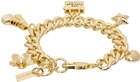 Marc Jacobs Gold 'The Mini Icon Charm' Bracelet