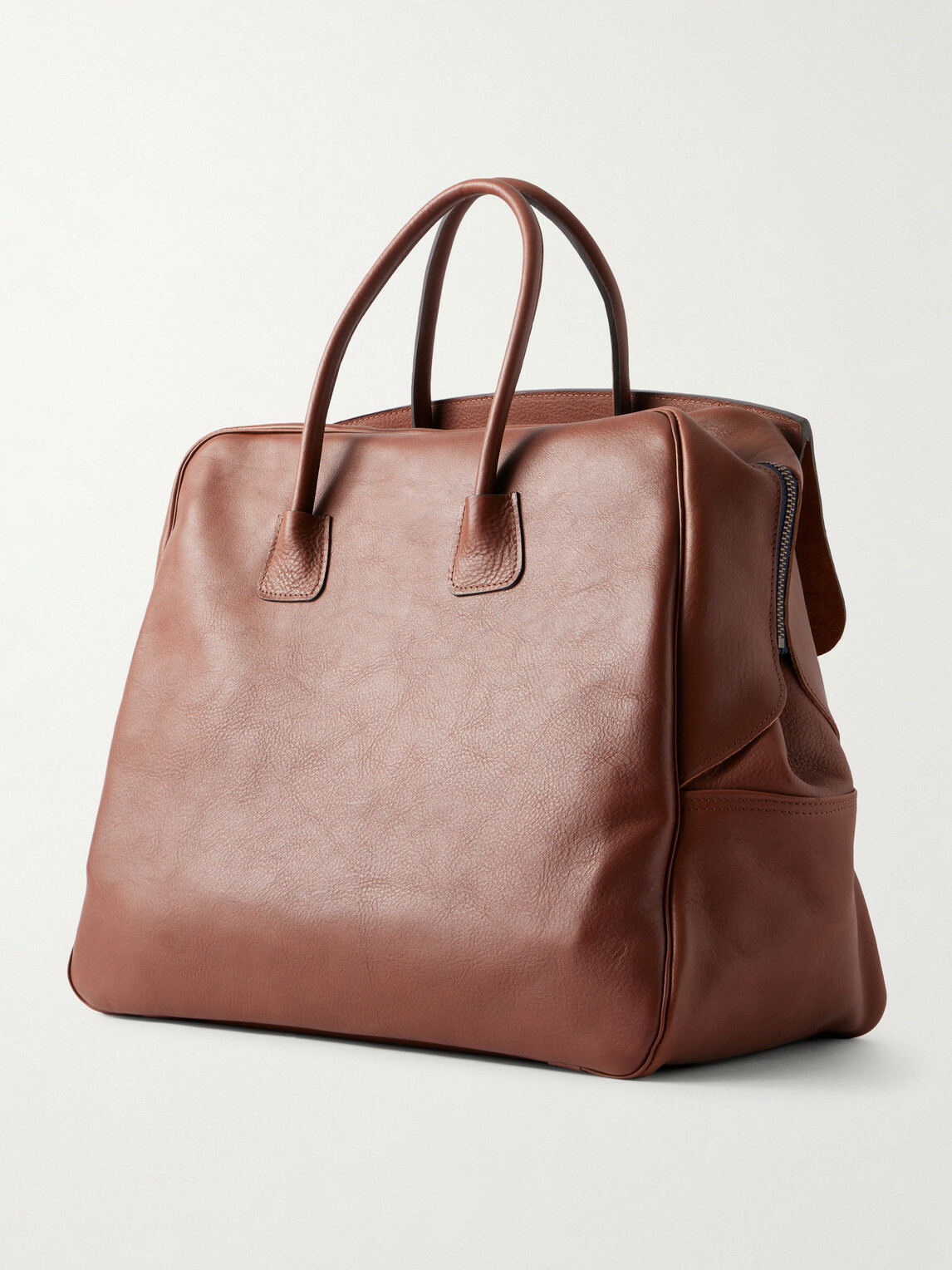 Bleu de Chauffe - Zoom Full-Grain Leather Weekend Bag