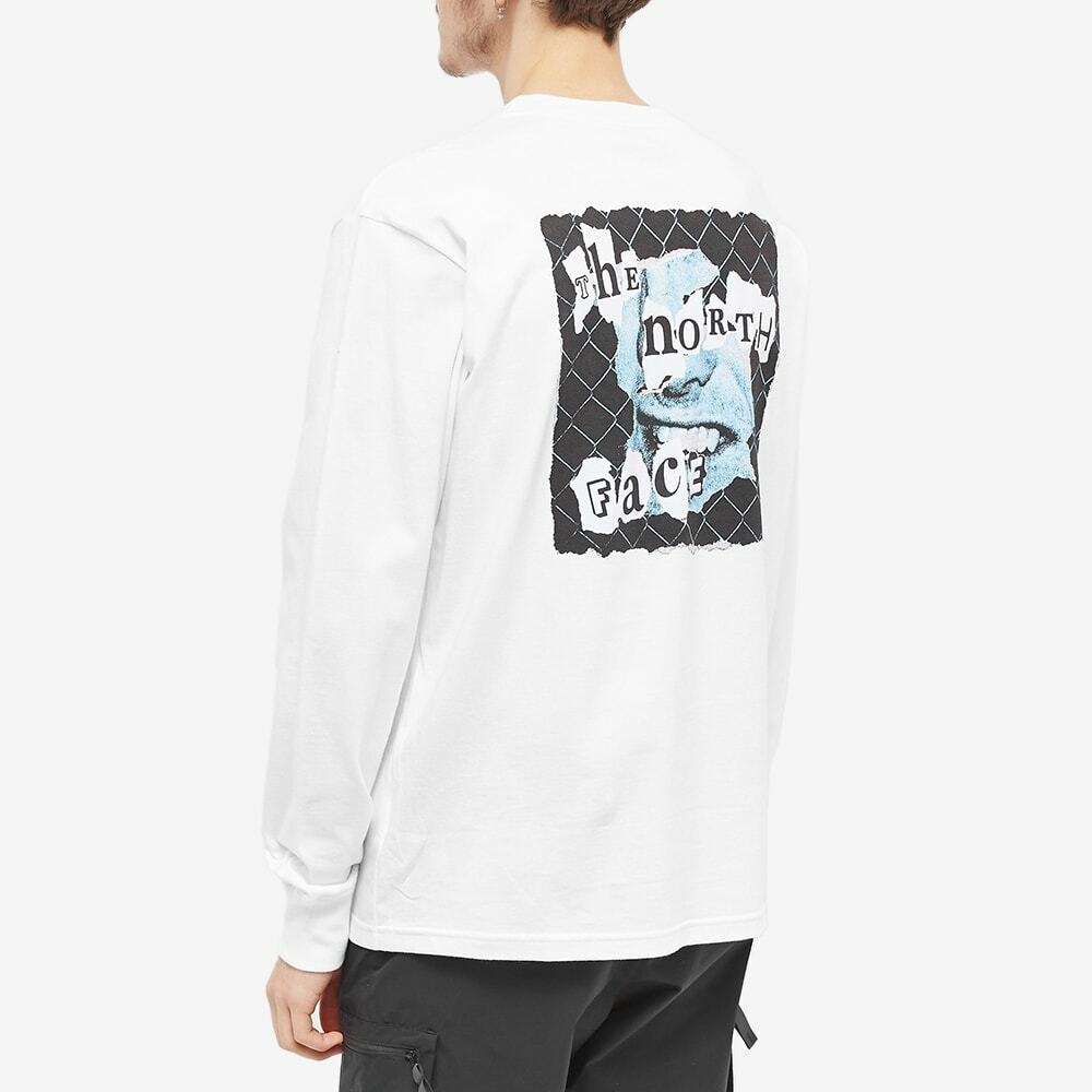 The North Face Men's Long Sleeve Printed Heavyweight T-Shirt in White The  North Face