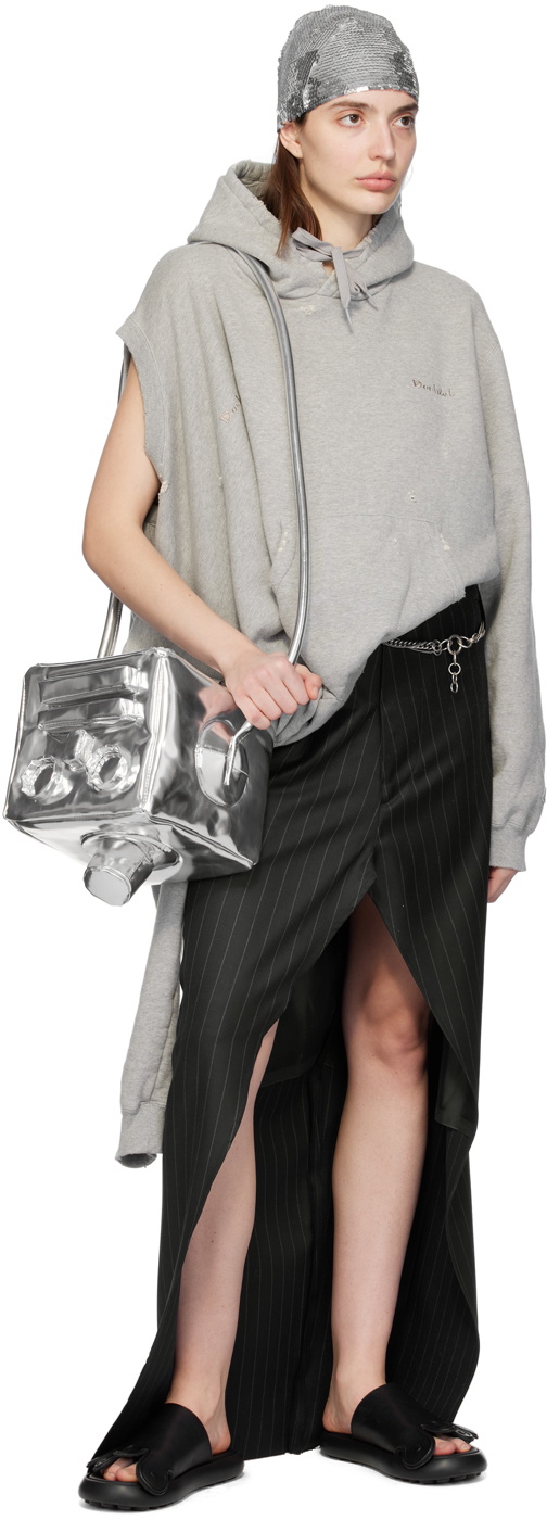 Doublet Gray AI Image Generation Mistake Hoodie Doublet