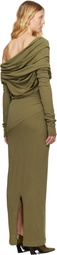 Entire Studios Khaki Bound Maxi Dress