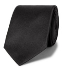 LANVIN - 7cm Silk Tie - Black