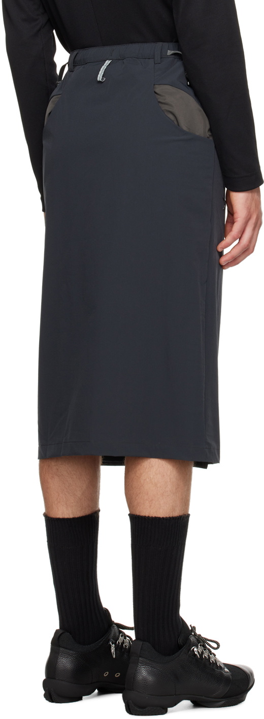 Archival Reinvent Gray Cloud Pocket Midi Skirt