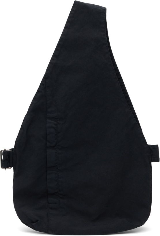 Photo: Dries Van Noten Navy One Shoulder Vest Pouch