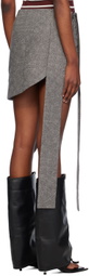FIDAN NOVRUZOVA Gray Colleen Miniskirt