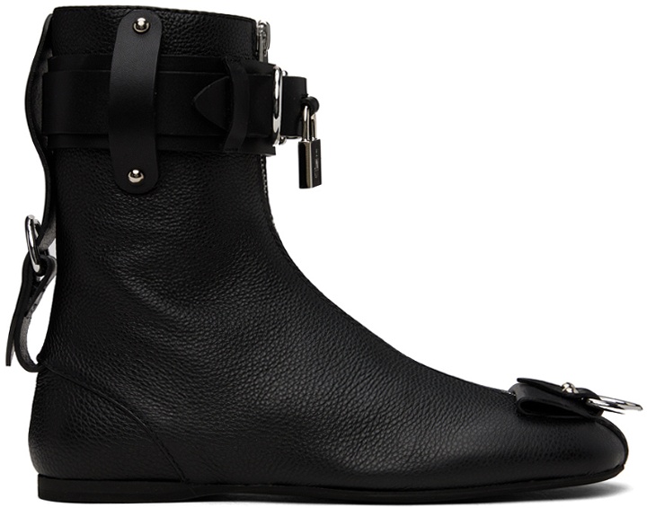 Photo: JW Anderson Black Padlock Ankle Boots
