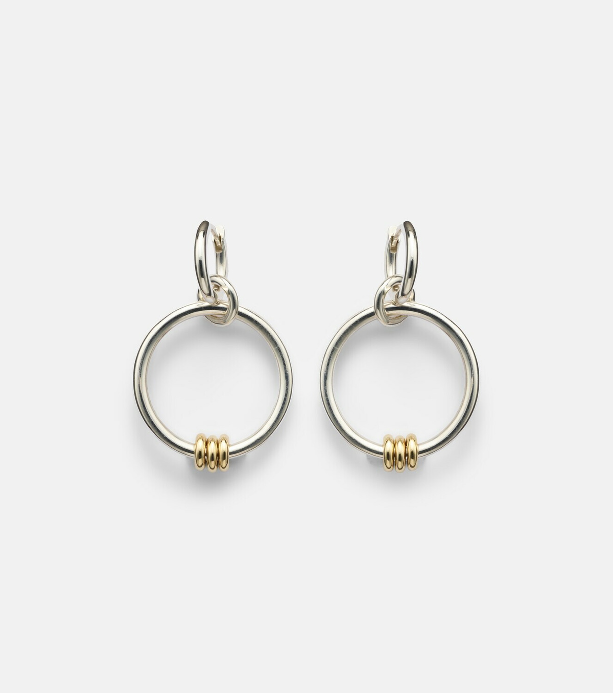 Spinelli Kilcollin Asha sterling silver and 18kt gold earrings