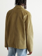 LOEWE - Logo-Appliquèd Cotton-Corduroy Jacket - Brown