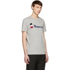 Moncler Grey Maglia Logo T-Shirt