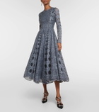 Giambattista Valli Macramé midi dress