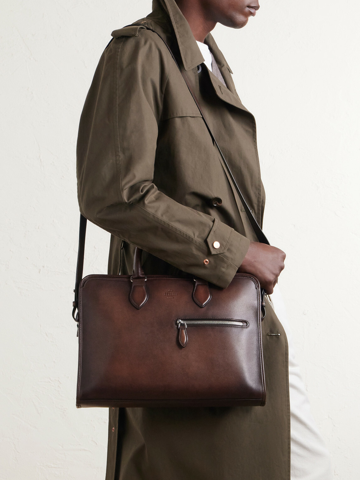 Berluti - Un Jour Leather Briefcase