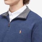 Polo Ralph Lauren Men's Estate Rib Half Zip Knit in Spring Navy Heather