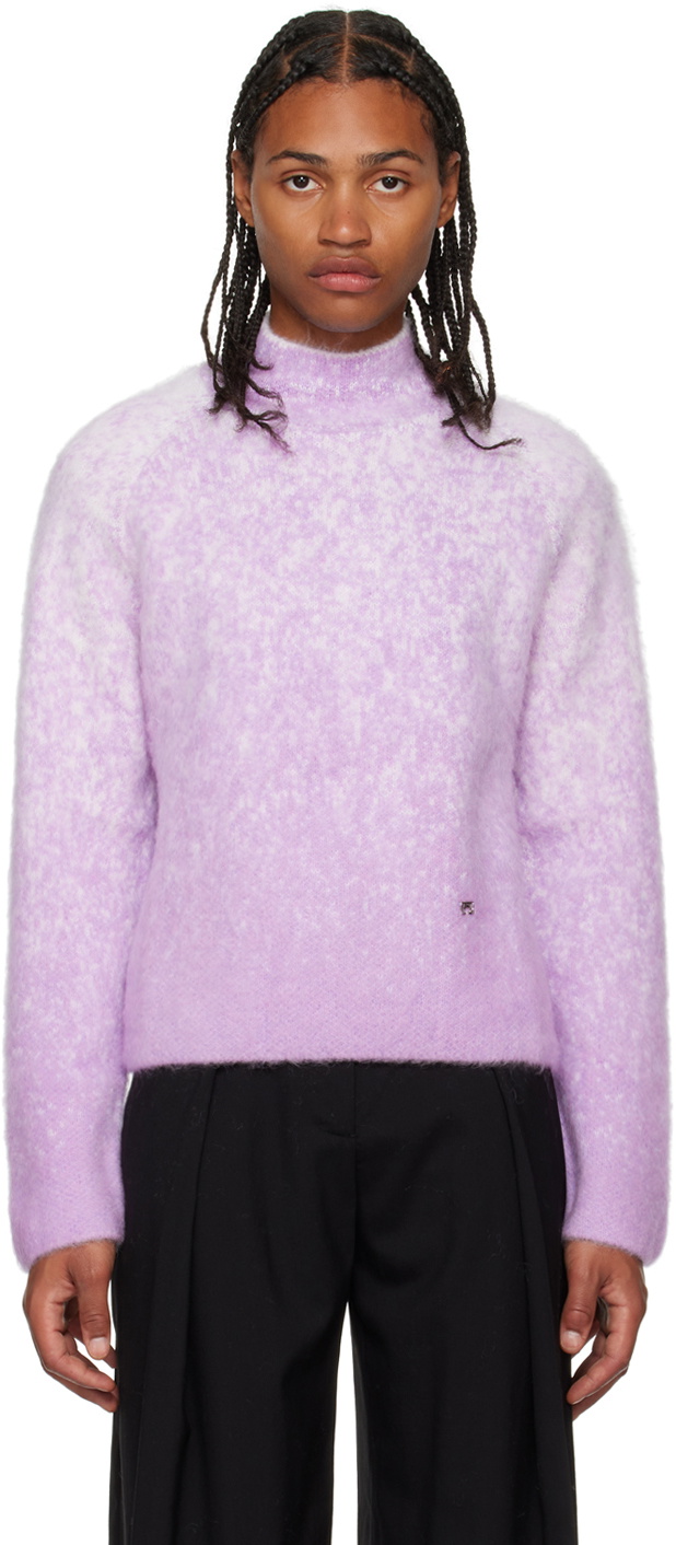 LOW CLASSIC Purple Gradient Sweater Low Classic