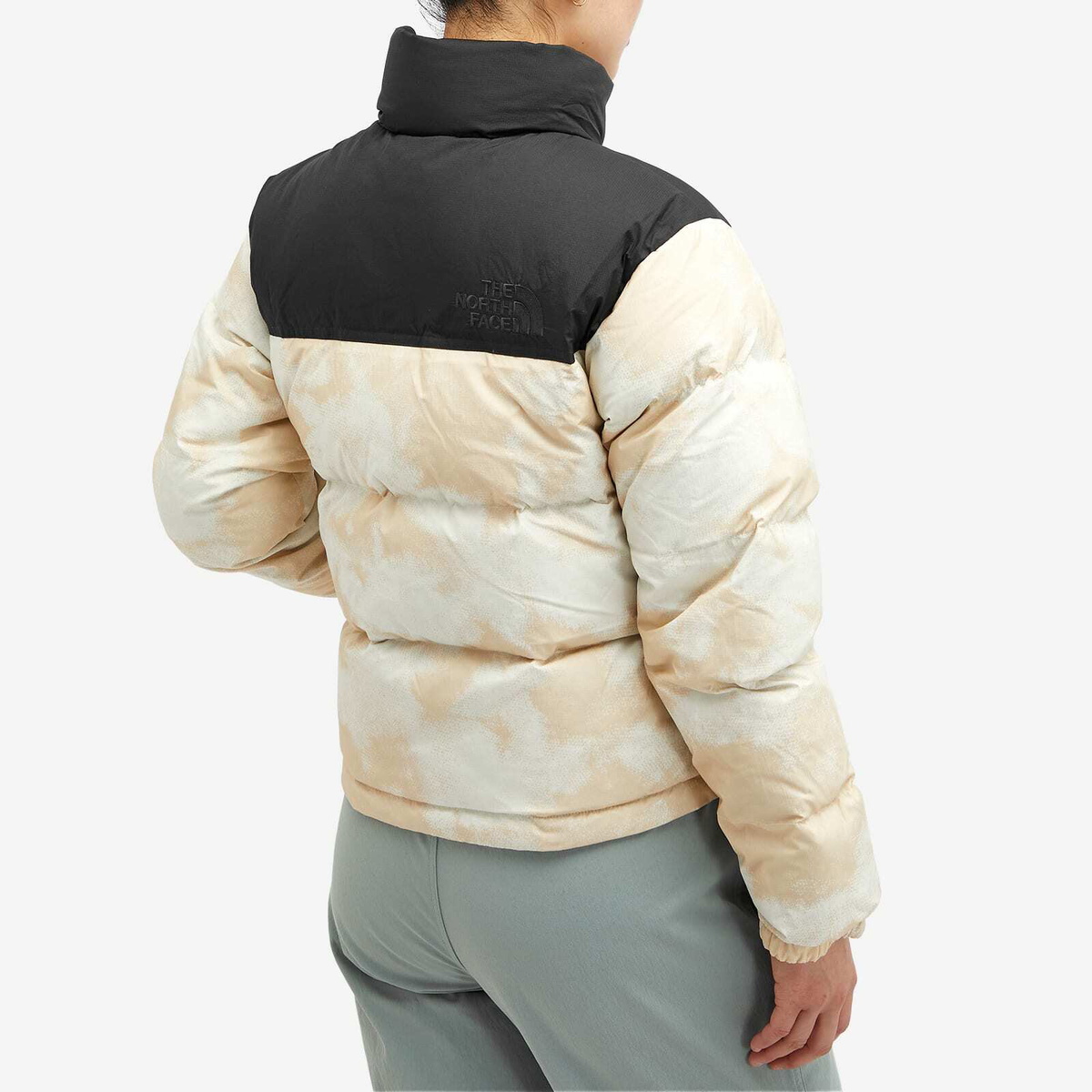 The North Face Women's 92 Crinkle Rev Nuptse Jacket in White