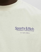 Sporty & Rich Club T Shirt White - Mens - Shortsleeves