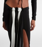 Nensi Dojaka Carnation maxi skirt