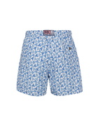 MC2 Saint Barth Man Lightweight Fabric Swim-shorts Lighting Micro Fantasy With Loabster Print