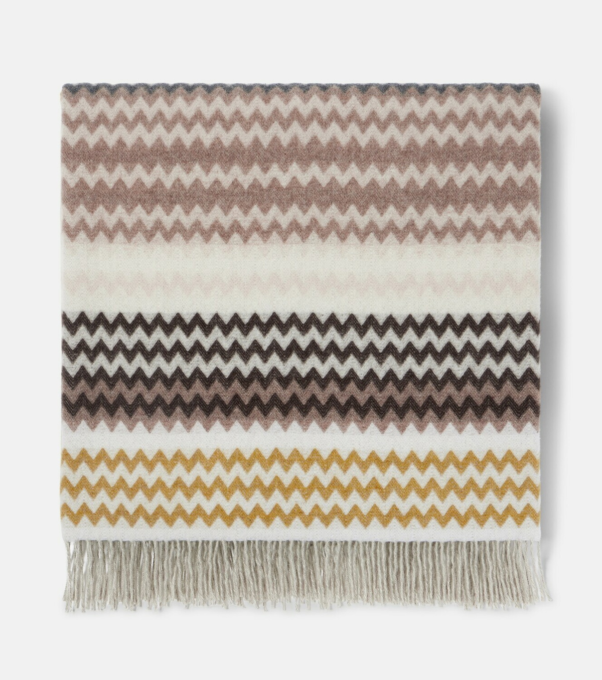 Missoni Humbert fringed wool-blend throw
