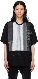 Julius Black Printed T-Shirt