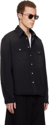 Givenchy Black Classic Denim Shirt