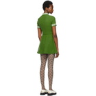 Gucci Green Wool Crepe Dress
