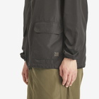 Taion Men's Military Zip Reversible Parka Jacket in Black
