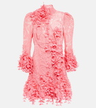 Zimmermann - High Tide appliquéd lace minidress