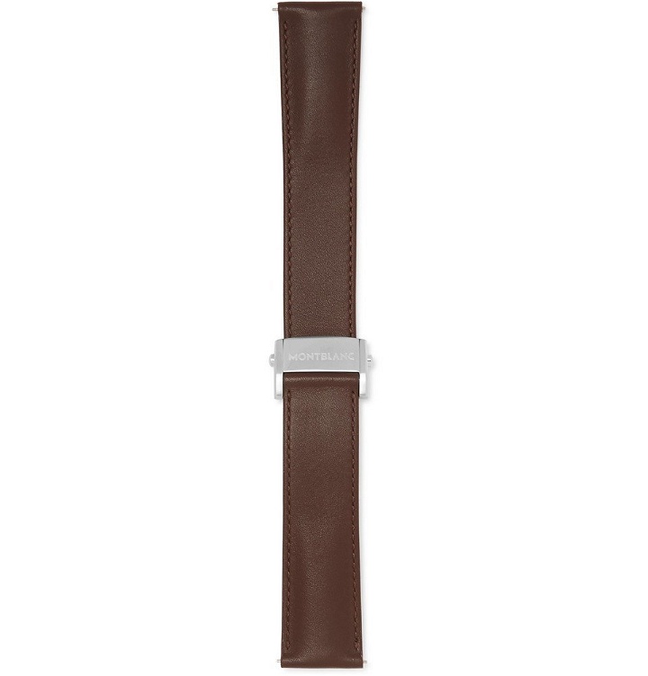 Photo: Montblanc - Leather Watch Strap - Men - Brown