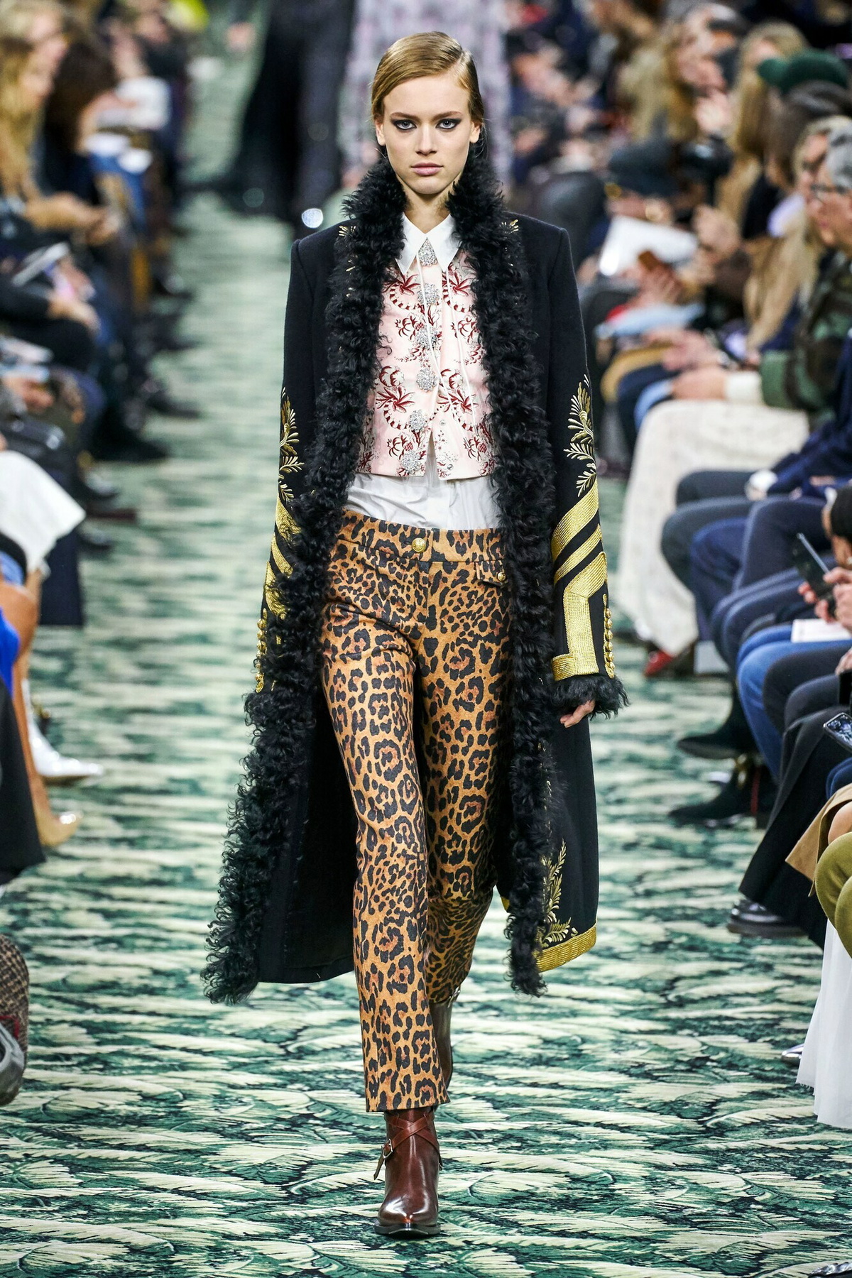 Paco Rabanne - Leopard-print wool pants