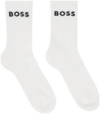 BOSS Three-Pack White Socks