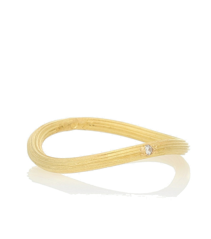 Photo: Elhanati - String Ring 18kt gold ring with diamond