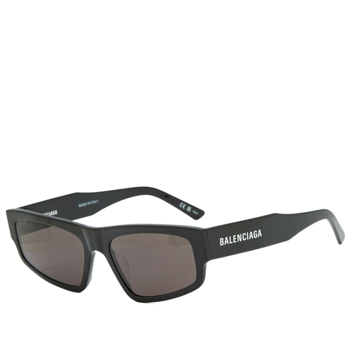 Photo: Balenciaga Men's Eyewear BB0305S Sunglasses in Black/Grey