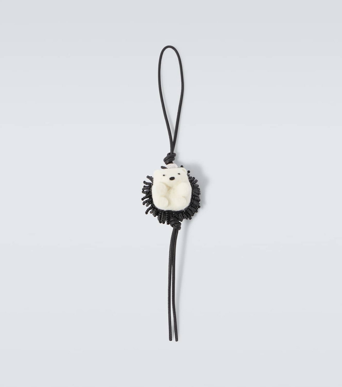 Loewe Hedgehog beaded bag charm