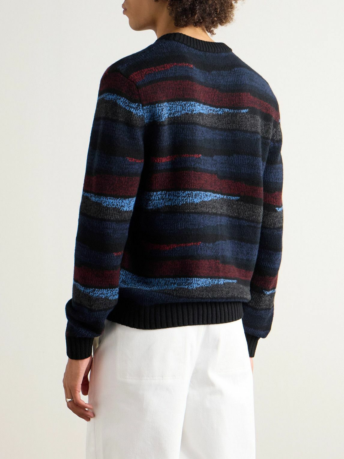 Missoni - Intarsia Wool Sweater - Blue