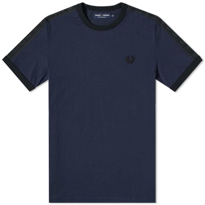Photo: Fred Perry Tonal Taped Ringer Tee