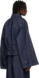 RAINMAKER KYOTO Indigo N-Sleeve Denim Trucker Jacket