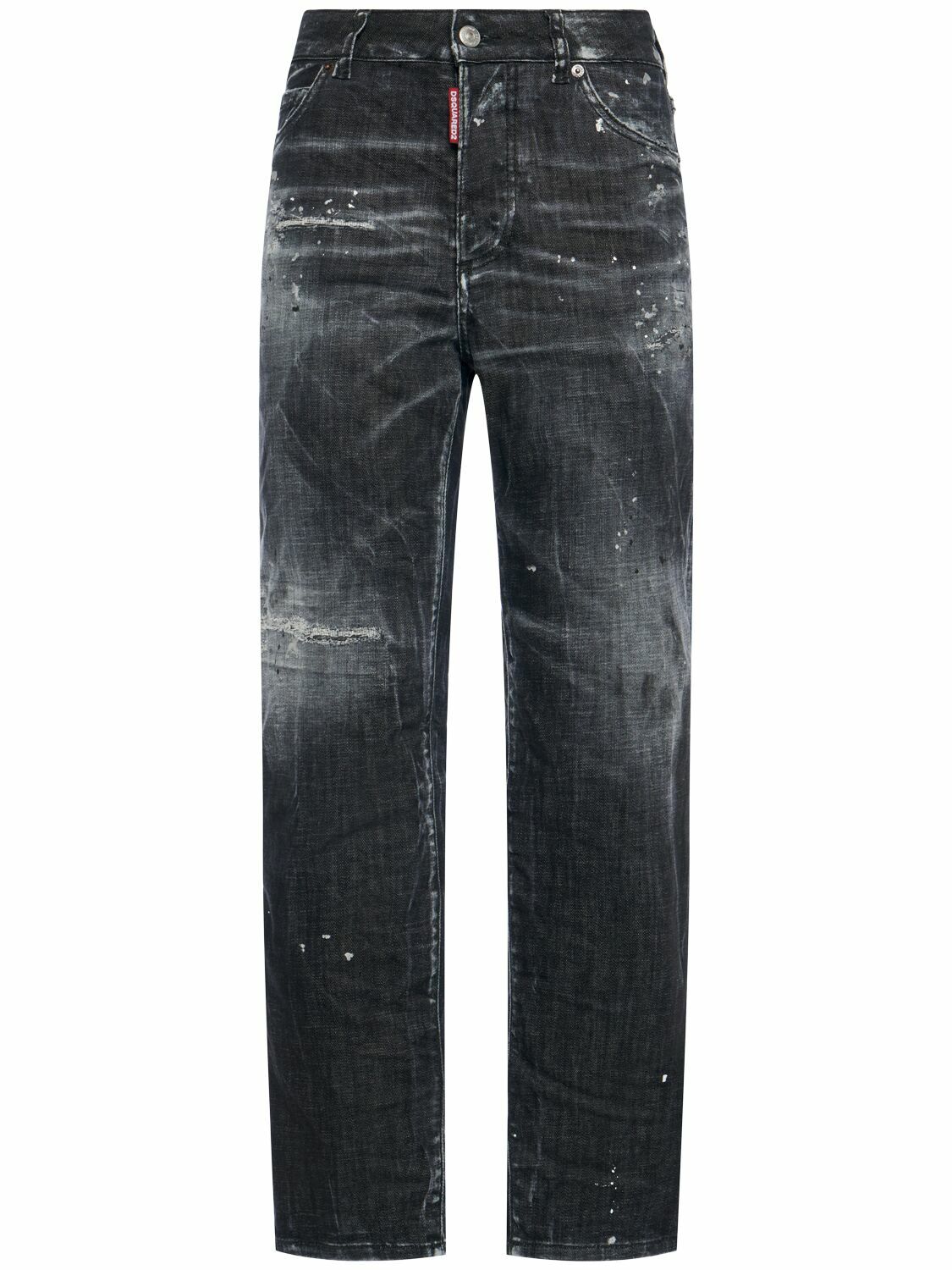 【関税送料込】☆D SQUARED2☆DARK RIPPED WASH BOSTON JEANS Dark Rince Wash Boston Jeans