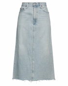 Agolde Womens Denim skirt in Blue