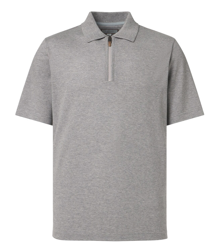 Photo: Canali Cotton and cashmere polo sweater