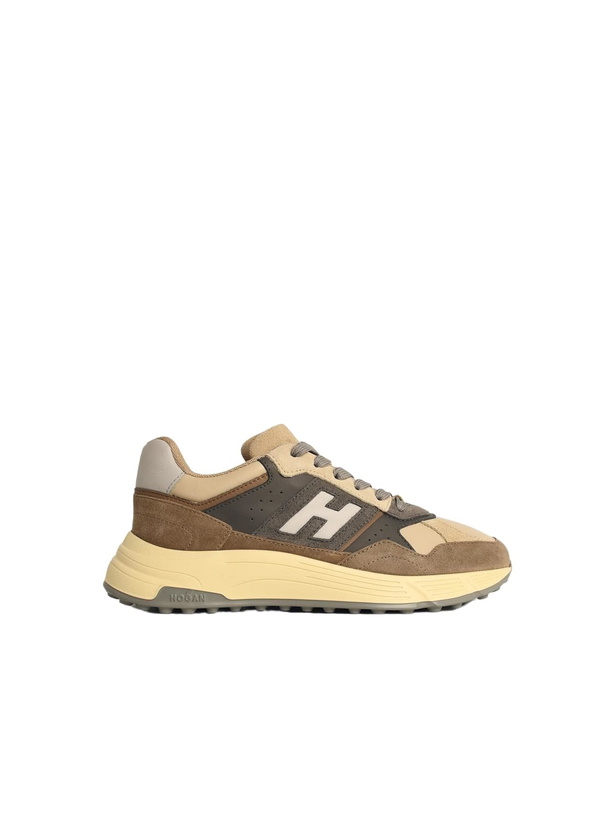 Photo: Hogan hyperlight Brown Leather Sneakers
