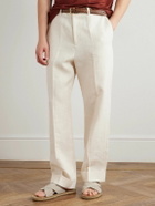 Zegna - Panarea Suede Sandals - Neutrals